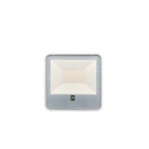 56008 Proiettore Slim Led 18 W Grigio Con Sensore Pir E Telecomando 4000k Naturale - Kai