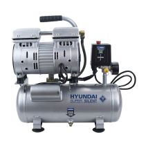 Compresor Silencioso Hyundai 6 Litros 550W 93L/m 8 bar