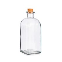 Botella Frasca Vidrio + Tapon 1 Litro Vivalto