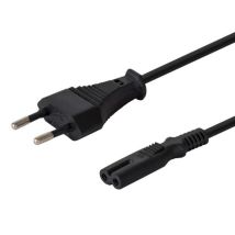 2-poliges Netzkabel (m), 3 M, Cl-105, Schwarz - Savio