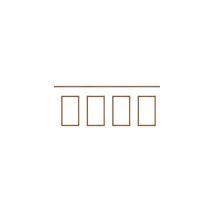 Nordlinger - Pro Kit De Moldura Decorativa 1 - 265 A 300cm - Moldura Mural De Madera 100%fsc Para Zócalos