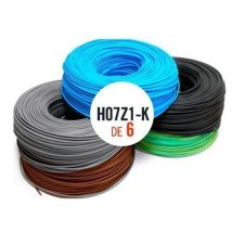 Rollo 100mtrs 6 Mm. Cable Flexible Libre De Halogeno Amarillo-verde