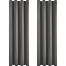Longziming - Thermal Insulated Anti Cold Curtain, 135x240 Cm (width X Height), Blackout Curtains For Living Room And Bedroom, Modern Design With 