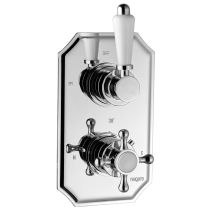 Niagara - Arlington Shower Valve Concealed Traditional Chrome Thermostatic Twin