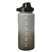 2-liter-trinkflasche Mit Motivierender Messskala, Sportflasche Mit Griff