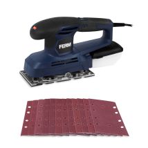 Ferm - Levigatrice Orbitale - 240w - Raccolta Della Polvere - Impugnatura Soft Grip