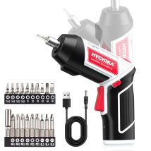 Hychika Avvitatore A Batteria, Avvitatore Elettrico 6 Nm Cacciavite Elettrico 3.6 V 2.0 Ah, Luce Led, Cavo Di Ricarica Usb, Adatto Per Riparazioni 