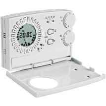Perry Electric - Cronotermostato Analogico Digitale Settimanale Da Parete Serie Easy 1cr Cr209/s