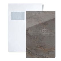 Wallface - 1 Pieza De Muestra S-20223-sa-ar Genesis Grey Ar+ S-glass Collection Muestra Panel De Pared En Tamaño Aprox Din A5