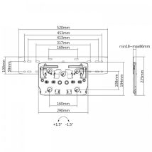 Maclean Mc-837 - Tv-wandhalterung 50kg, Neigbar