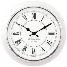 Mebus 19233 Quarzo Orologio Da Parete 40 Cm X 50 Mm Bianco