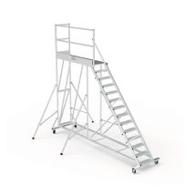 Plateforme Direct-matisere - Piattaforma Con Ruote 13 Gradini - Altezza Massima Di Lavoro 4.60m - Ptf213g