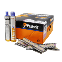 Paslode - 2.8 X 51mm Im360 Ring Nails Galv-plus Finish Box Of 3300 + 3 Fuel Cells Pas141075