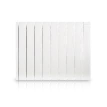 Hjm Alanis 1500 W Horizontaler Weißer Flüssigkeits-elektroheizkörper Mit Trägheitsfunktion Hjm