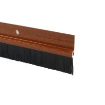 Burlete de aluminio con fleco 1m – Aislamiento y protección contra corrientes de aire – Fácil instalación