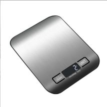 Digitale Küchenwaage, Professionelle Digitalwaage 5 Kg – Genaue Messung Bis Zu 1 G (silber) - Ahlsen