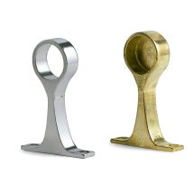 Soporte Lateral Techo 20m Latón - Soporte Dorado Central O Lateral Fijación A Techo Para Barras Redondas