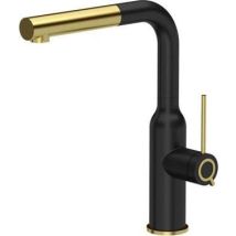 Quadron Angelina Q Line Wasserhahn Gold Und Matt Schwarz