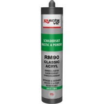 Rm 90 Mastic À Peindre Classic Acryl - Mastic Acrylique Professionnel - Rectavit - Cartouche De 310 Ml Gris