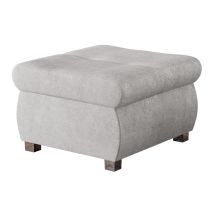 Reposapiés Comfivo Nitor, Zoya 01, 39x60x60cm, Diámetro: 0, Tapiz, Patas: Plástico, 0, Parcialmente Montado