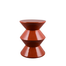 Bout De Canapé, Table D'Appoint Gaya, Orange Orange En Céramique, Boite A Design