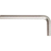 Llave Allen Hexagonal, En Versión En Pulgadas Corta, En Niquelado Brillante (01200) 9/64 X 63 Mm, 24 Mm