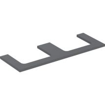 Keramag – Placa de lavabo recortable doble para lavabo de encimera 135 cm x 47 cm – Tablero de partículas tricapa