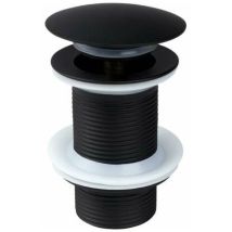 Bonde De Lavabo Noir Sans Trop Plein, Bonde De Lavabo Pop Up Noir Universelle, Bonde De Vidage Sans Trop Plein, Bonde De Vidange Sans Trop Plein, 