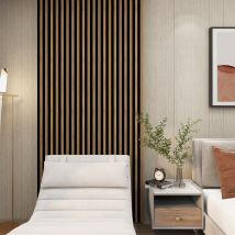 Neu.holz - Set De 12x Paneles De Pared 3d Blaricum 195x12 Cm - Efecto Roble [ ]