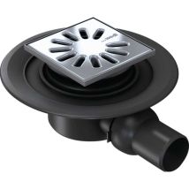 Wedi – 77000011 – Sifone di scarico orizzontale per doccia Fundo Ø50 – 0,80 l/s, DN 50, 130 mm –