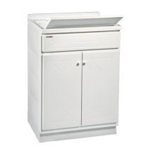 Mobile Lavatoio In Polipropilene Pp Bianco A Due Ante Modello Top Line - Dim: L=60cm P=60cm H=87cm - 2 Ante - Tro