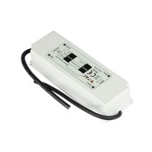 Fuente De Alimentación De Plástico V-tac, 100 W, 12 V, 8 A, 1 Salida, Cable De Soldadura, Blanco, 166 X 43 X 33 Mm, Ip67
