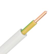 Einadrige PVC-Installationsmantelleitung 50 m – Kupferleiter – grau – für trockene, feuchte und nasse Räume – Voelkner Selection