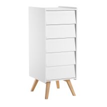 Vox Vintage Chiffonnier Weiß Und Holz