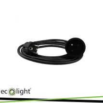 Prolunga 3m 3x1,5mm 16a Schuko Nero