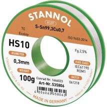 Stannol Hs10 Estaño Para Soldar Bobina 100 G Plata