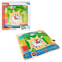 Calendario Reloj Educativo Madera
