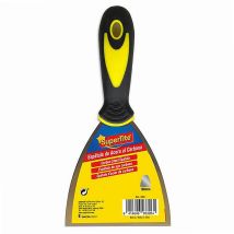 Espátula plana 90 mm de acero inoxidable – Resistencia a la oxidación – Cuchilla cónica para aplicación precisa – Supertite