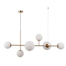 Vailante Lámpara De Techo Colgante Moderna Con Barra De 6 Luces, E27+e14 - Italux