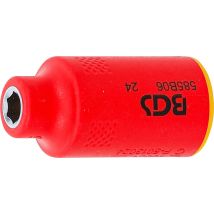 Bgs 35868 Vde-steckschlüssel-einsatz Sechskant, An Trieb Innenvierkant 10 Mm (3/8"), Sw 6 Mm