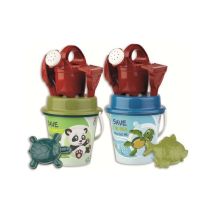 Set Giochini Mare in Plastica Riciclata – 1335 – Giocattolo Ecologico per Spiaggia e Piscina – 30cm, 25cm – Simba