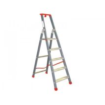 Matisère – Peldaño de aluminio Quadra – 6 peldaños – Plataforma de fundición de aluminio – Soporta hasta 260 kg