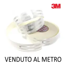 Nastro 3m Catarinfrangente Bianco Adesivo Largo 55 Mm Venduto Al Metro