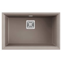 Lavello Elleci Incasso 1 Vasca 69x43,8 Karisma 120 Sottotop Granitek Grigio Tortora Lgk12043bso