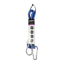 Turbocar - Befestigung Spanner, Seile Für Zelt - Spanner Karabiner 100cm, Elastische Spannung Mit Haken 1m - Band Mit