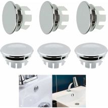 Überlaufabdeckung Für Waschbecken – Ersatz-überlaufring – Stöpsel Für Badezimmer- Und Küchenspüle – Rundes Überlaufloch – Richtig Einsetzen, Fonepro 6