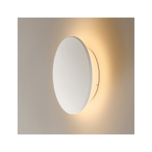 Große Moderne Weiße Led-wandleuchte 30 Cm Ip54 - Lunar