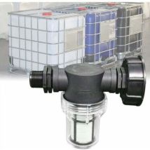 Rubinetto Di Raccordo Per Serbatoio Da 1000 Litri, Raccordo Per Tubo Da Giardino Con Funzione Di Filtraggio Dell'acqua Piovana, Raccordo Per Serbatoio