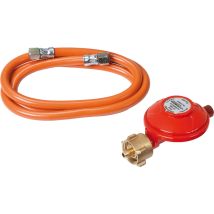 Rothenberger Industrial Set 1,5 M Tubo Gas E Regolatore Di Pressione Propano 50 Mbar 2x G ¼ Certificato En 16436-1 - 1500005307