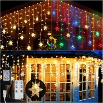 Galozzoit – Luci A Stringa Per Esterni Da 9 M – 360 Led Colorati – Impermeabili Ip44 – 8 Modalità Di Illuminazione – Decorazione Natalizia A Forma Di 